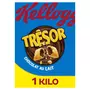 KELLOGG'S Trésor Céréales fourrées chocolat au lait maxi format 1kg