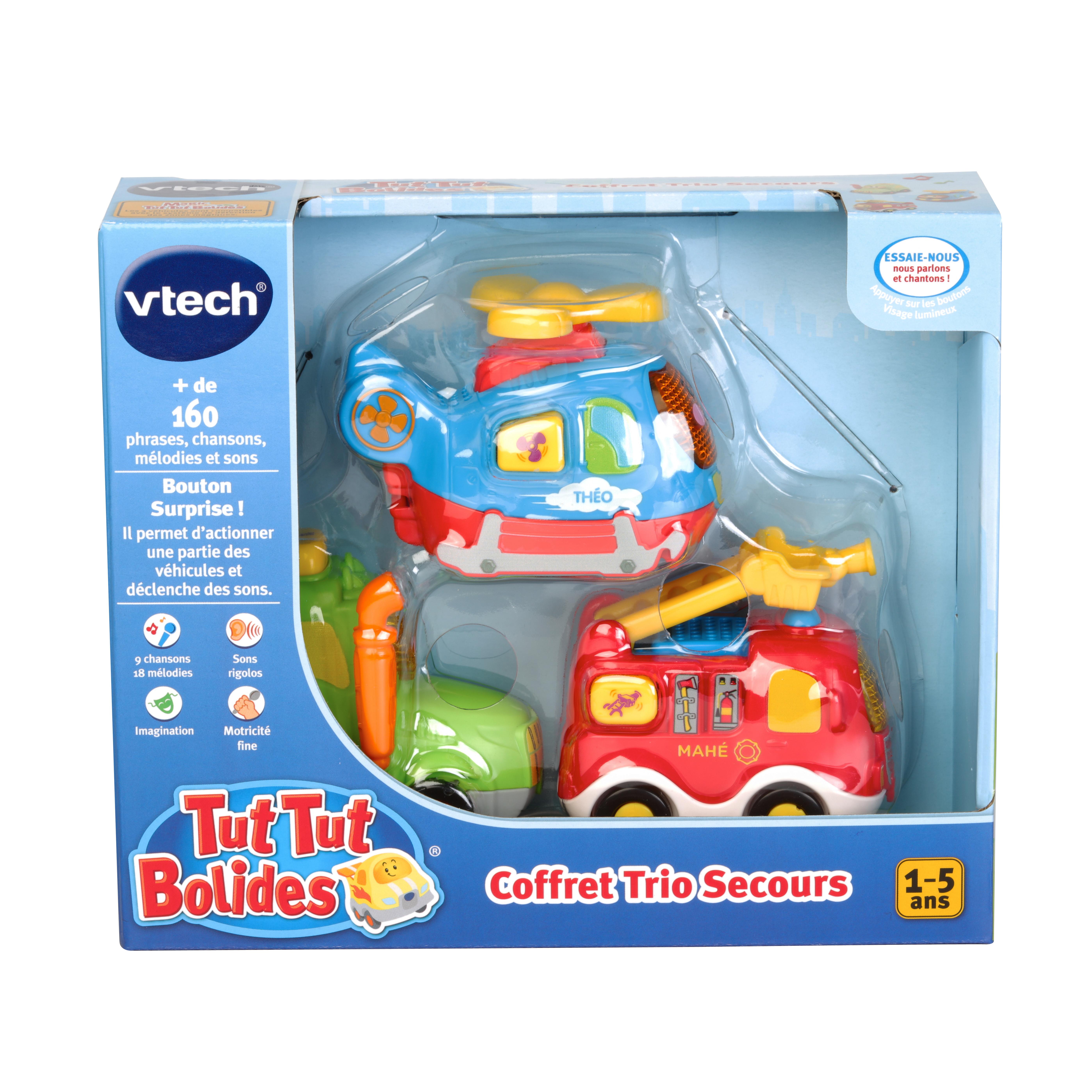 Voir la diapositive 2 : VTECH Coffret Trio Tut Tut Bolides