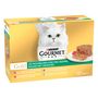 Voir la diapositive 2 : GOURMET Gold barquettes mousselines poissons et viandes avec légumes pour chat 12 sachets 12x85g
