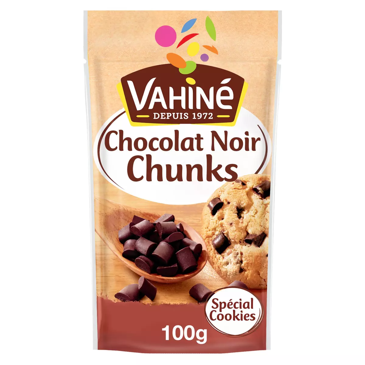 VAHINE Pépites de chocolat chunks 100g
