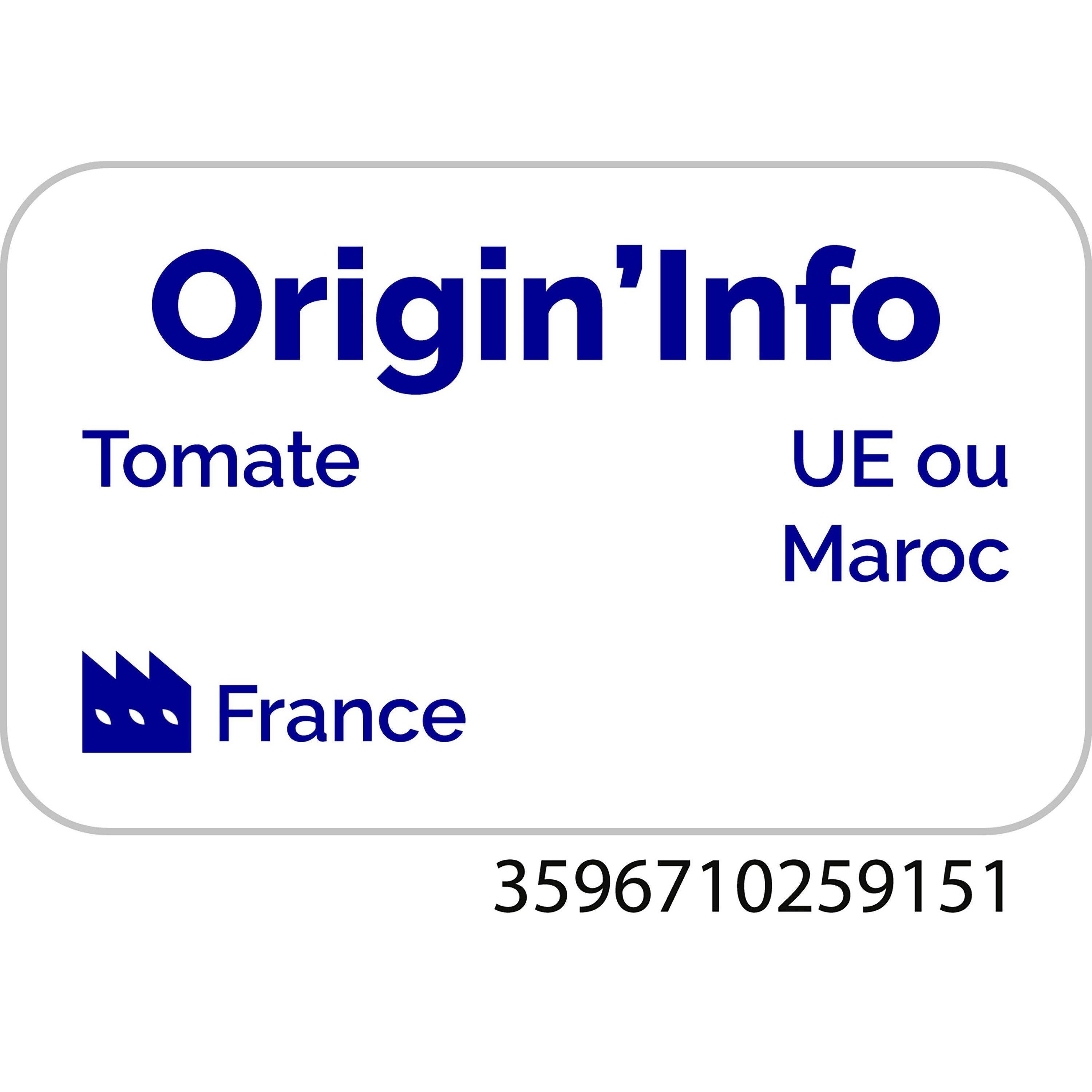 Voir la diapositive 4 : AUCHAN Jus de tomate bouteille en verre 20cl