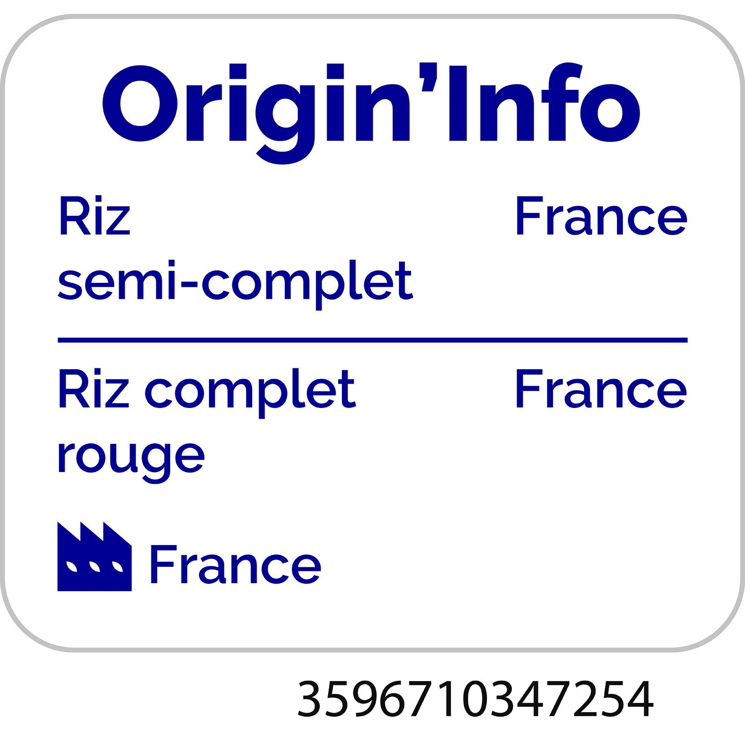 Voir la diapositive 5 : AUCHAN BIO Duo de riz de Camargue IGP 2 couleurs 500g