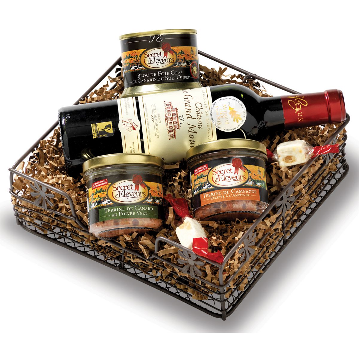 Corbeille instant gourmet 5 produits 1,6kg