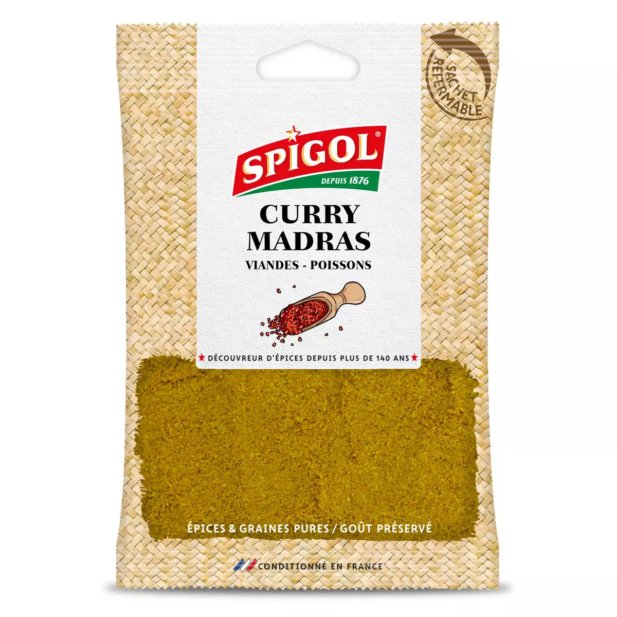 SPIGOL Curry madras 70g