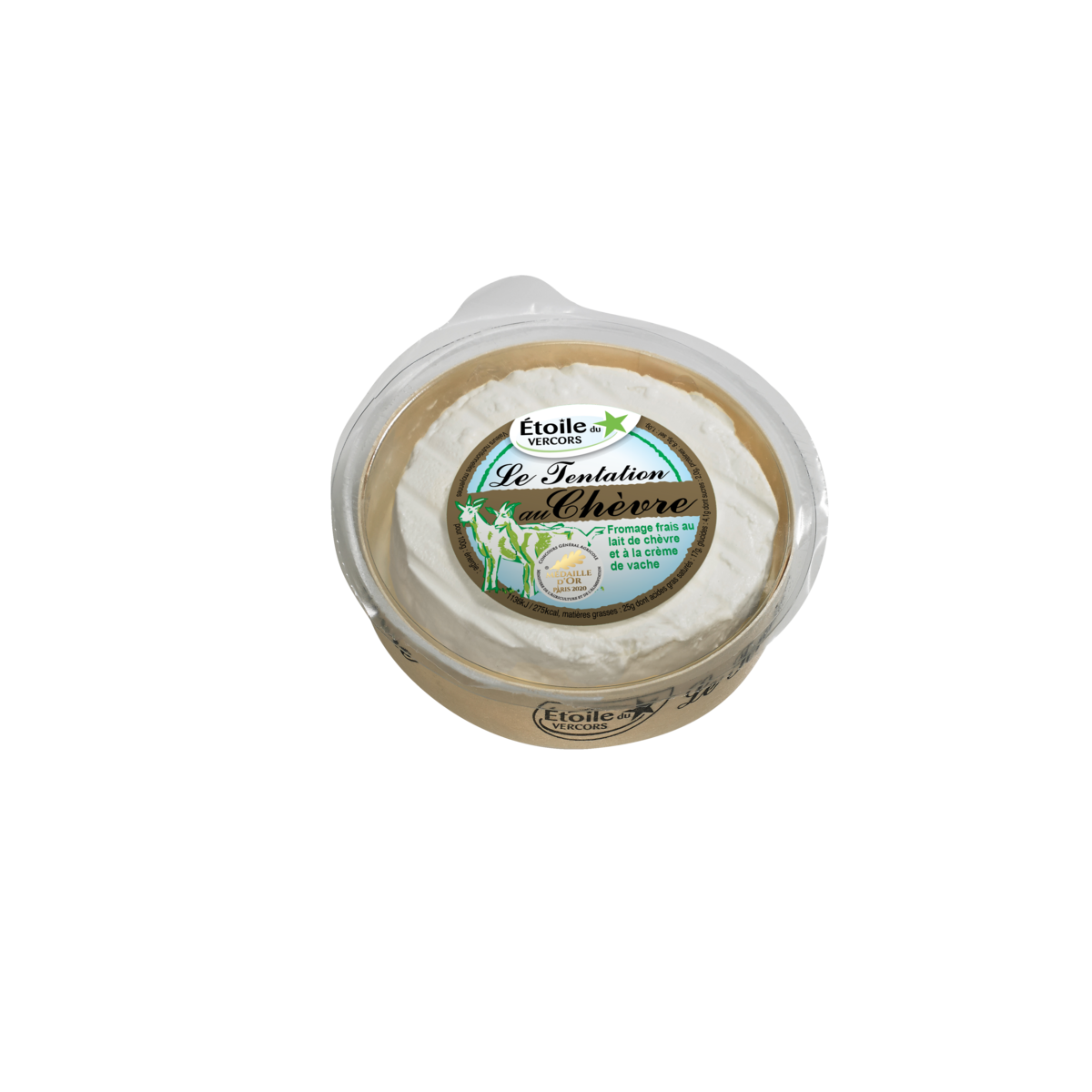 ETOILE DU VERCORS Fromage frais au lait de chèvre et à la crème de vache 180g