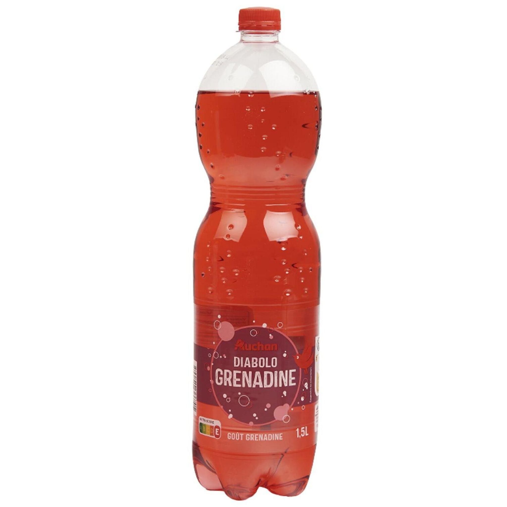 Voir la diapositive 2 : AUCHAN Diabolo grenadine 1,5l