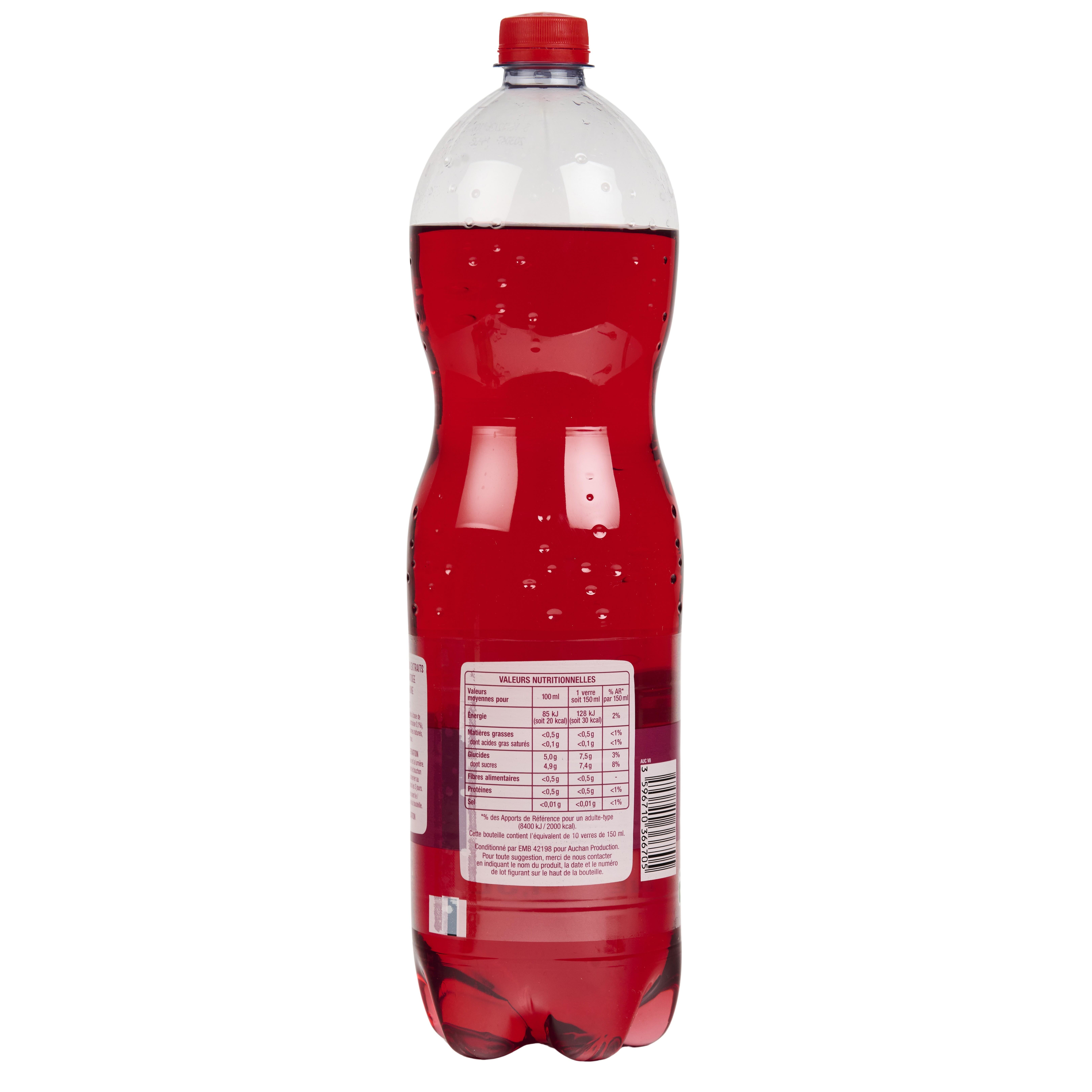 Voir la diapositive 5 : AUCHAN Diabolo grenadine 1,5l