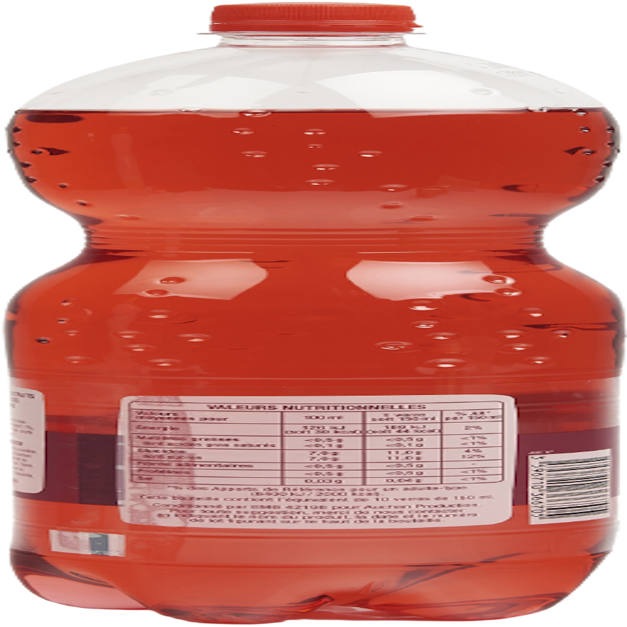Voir la diapositive 3 : AUCHAN Diabolo grenadine 1,5l