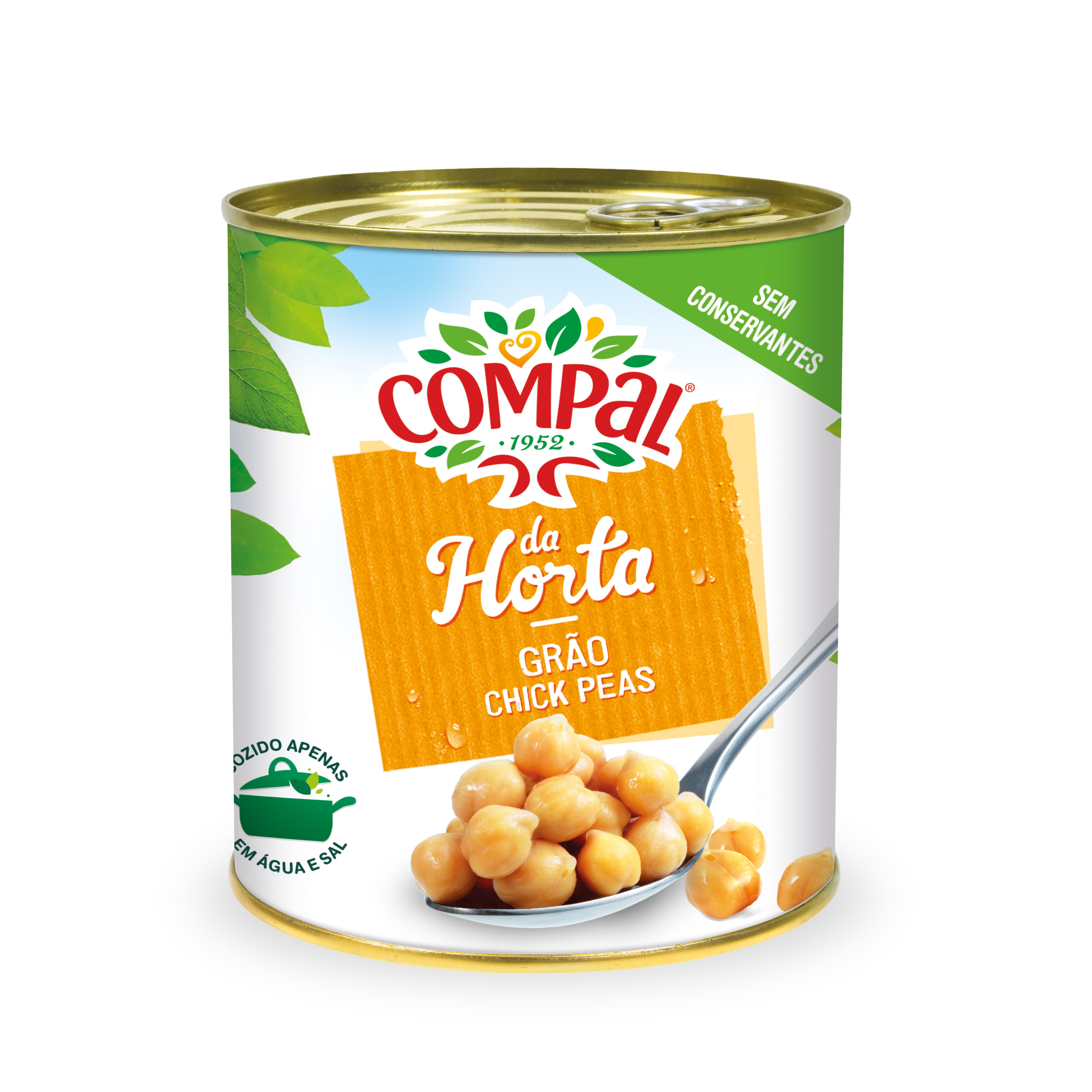 COMPAL Pois chiches cuits 845g