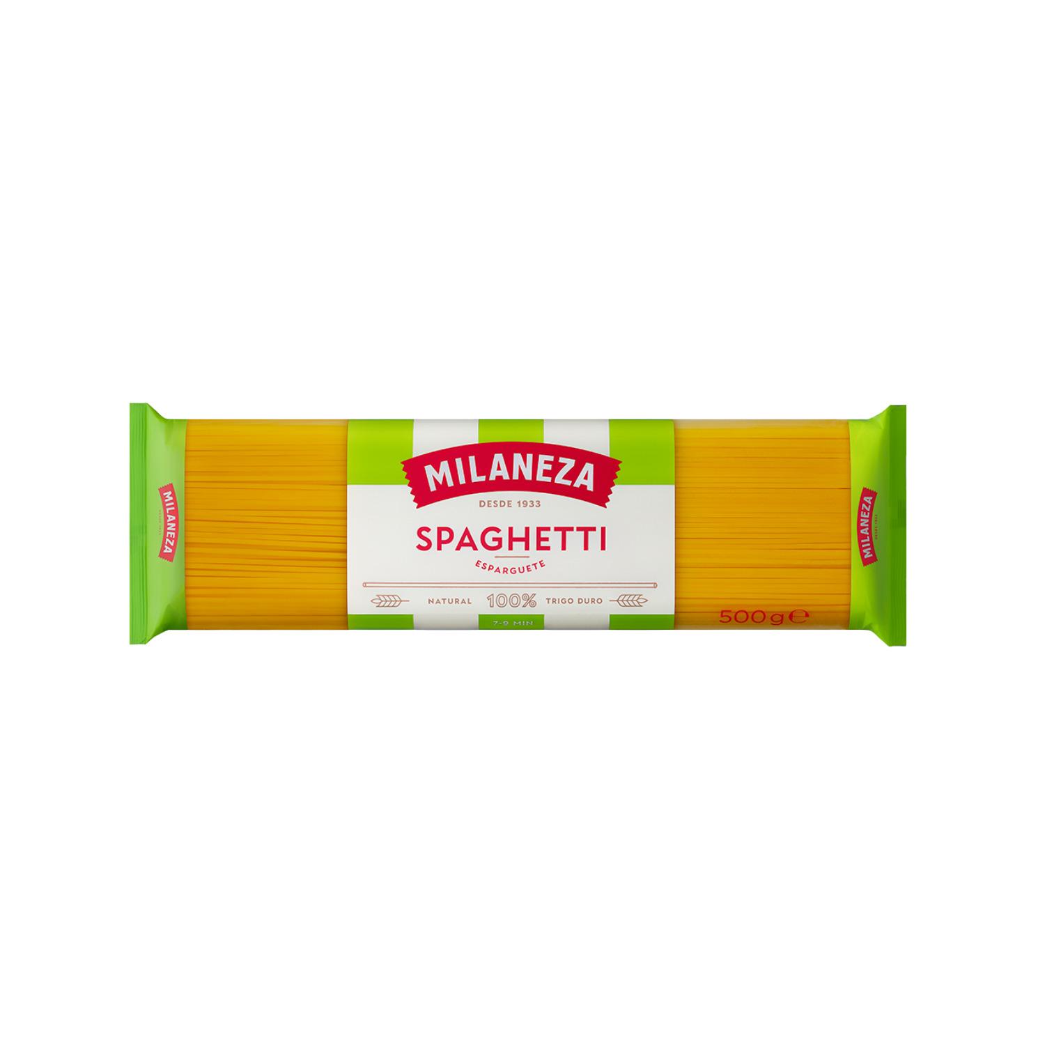Voir la diapositive 2 : MILANEZA Pâtes esparguete spaghetti 500g
