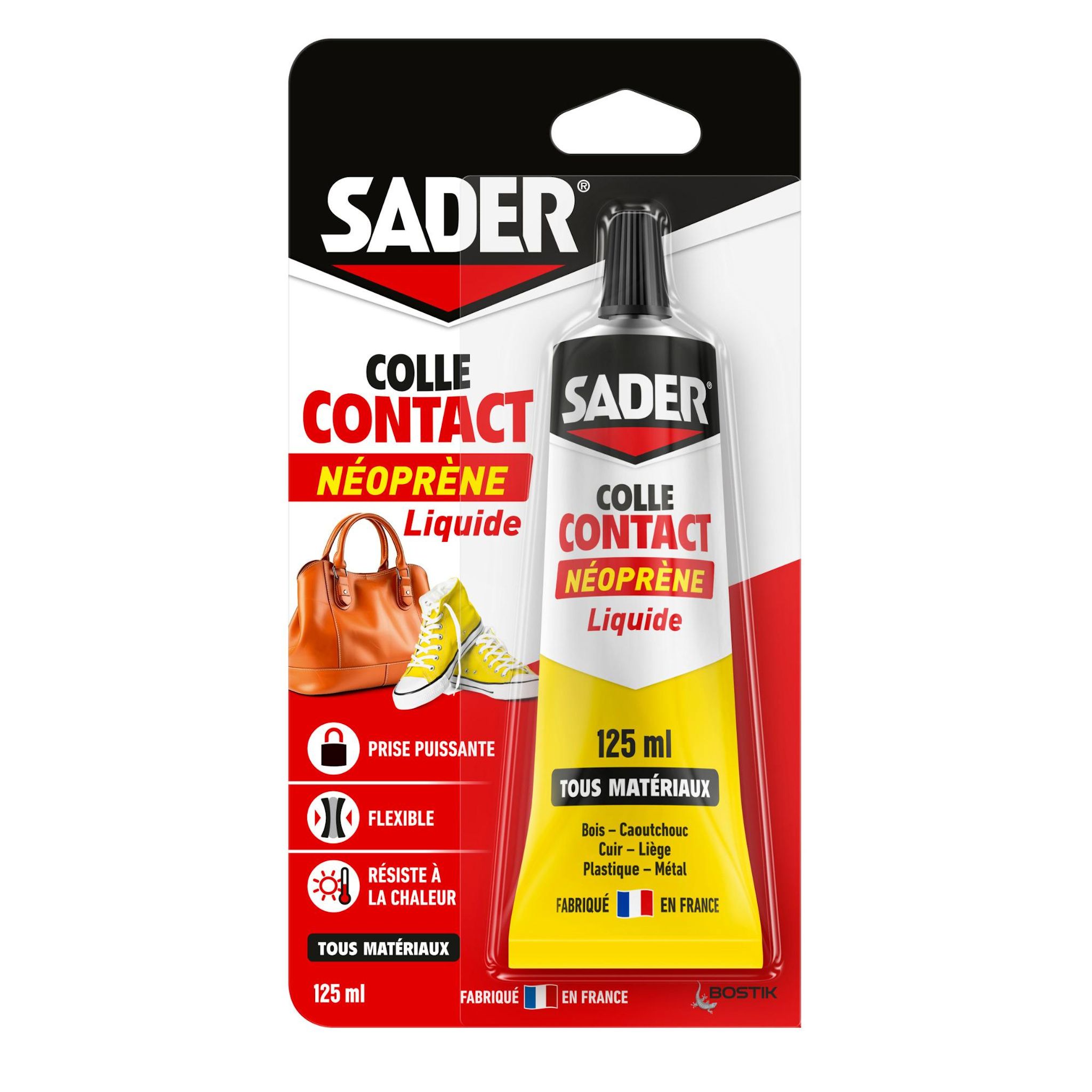 SADER Colle néoprène liquide125ml