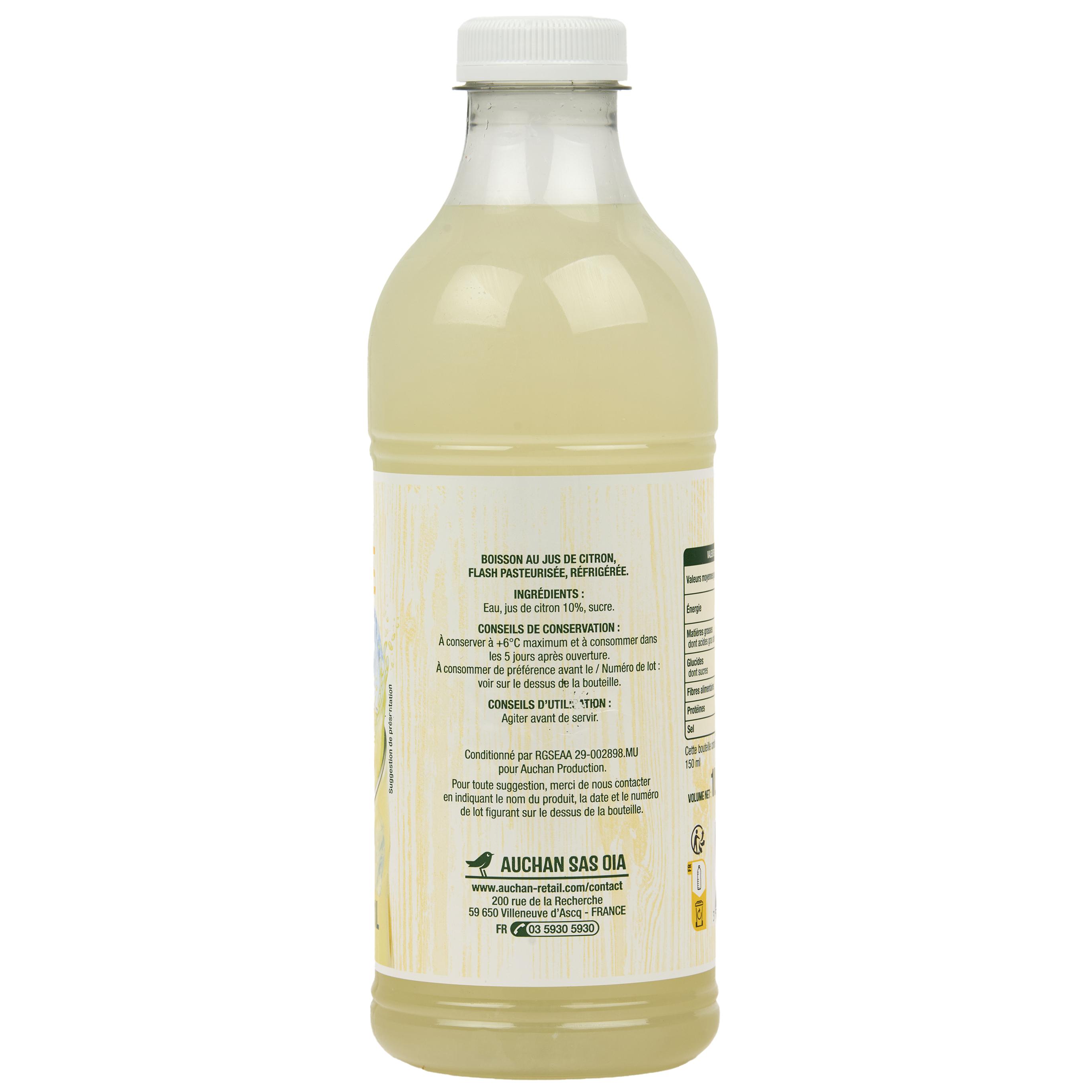 Voir la diapositive 2 : AUCHAN Citronnade 1L