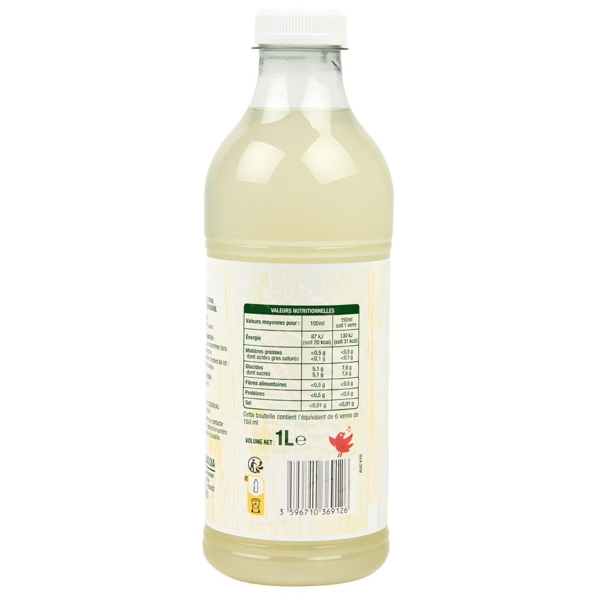 AUCHAN Citronnade 1L
