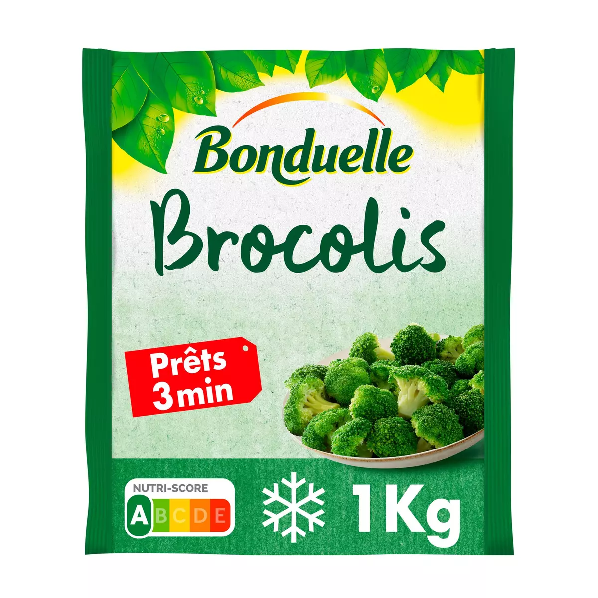 BONDUELLE Brocolis en fleurettes 5 portions 1kg