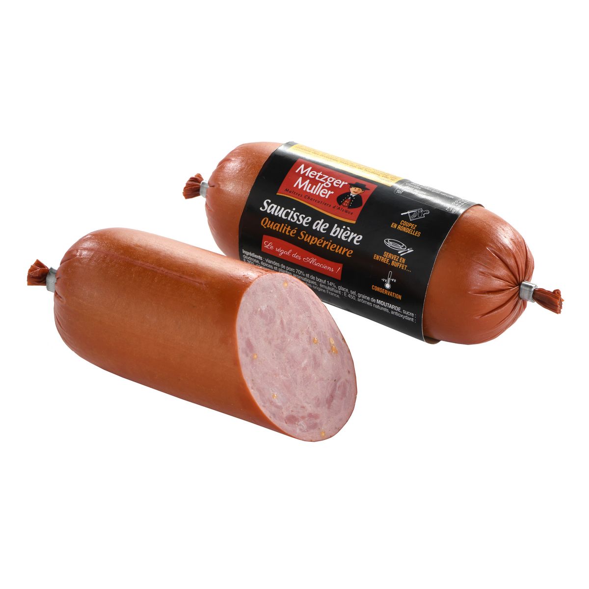 METZGER Saucisse de bière 250g