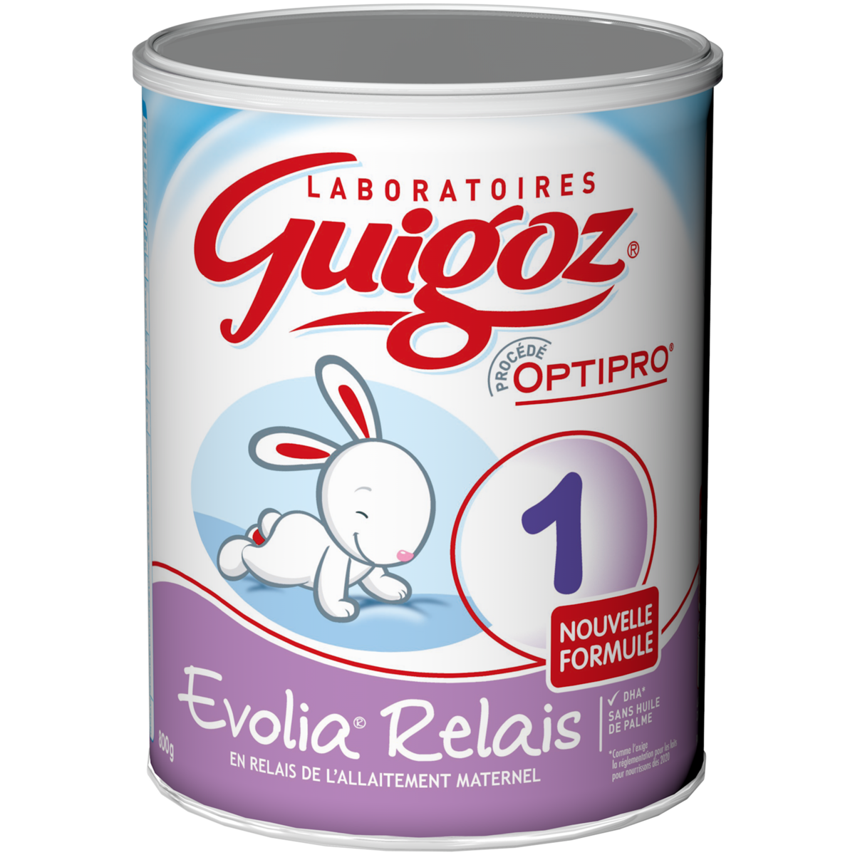 GUIGOZ Evolia relais 1 lait 1er âge en poudre dès la naissance 800g