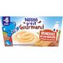 Voir la diapositive 3 : NESTLE P'tit gourmand pot dessert semoule au lait biscuité dès 6mois 4x100g