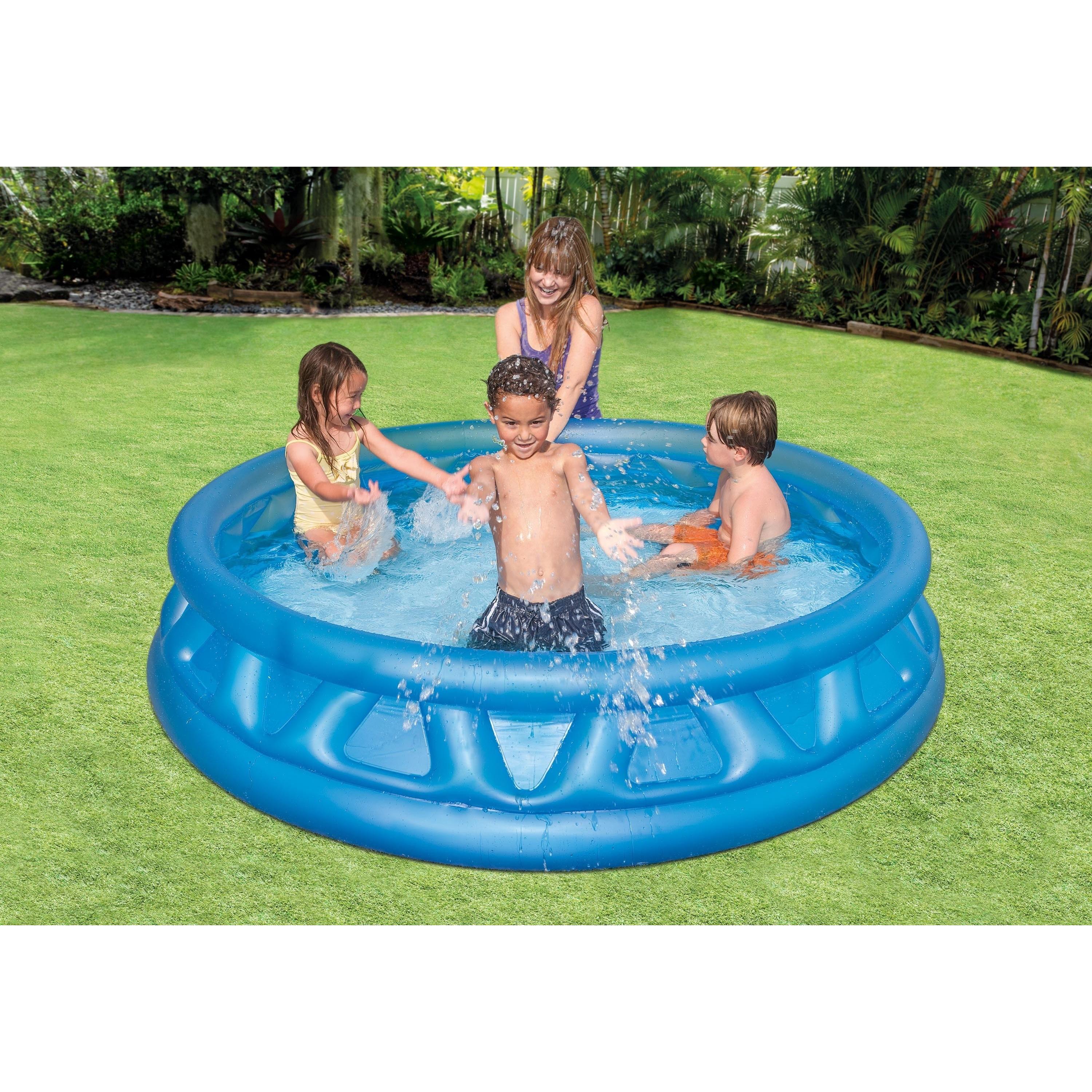 Voir la diapositive 2 : INTEX Piscine Ronde - Bleu