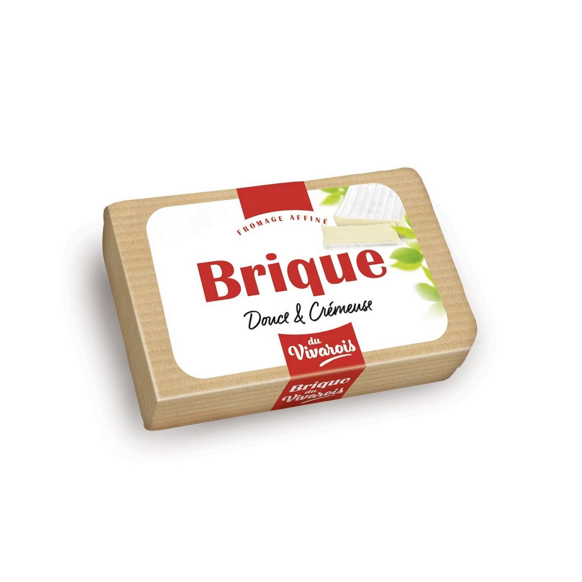 FROMAGERIE GUILLETEAU Brique du Vivarois douce et crémeuse 200g