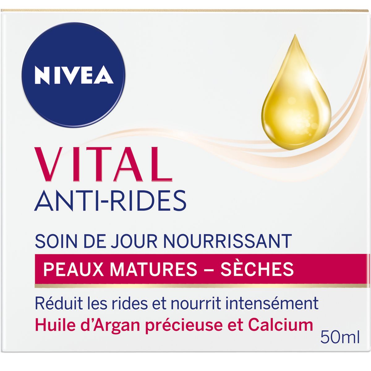 NIVEA Vital soin de jour nourrissant anti-rides peaux matures et sèches 50ml