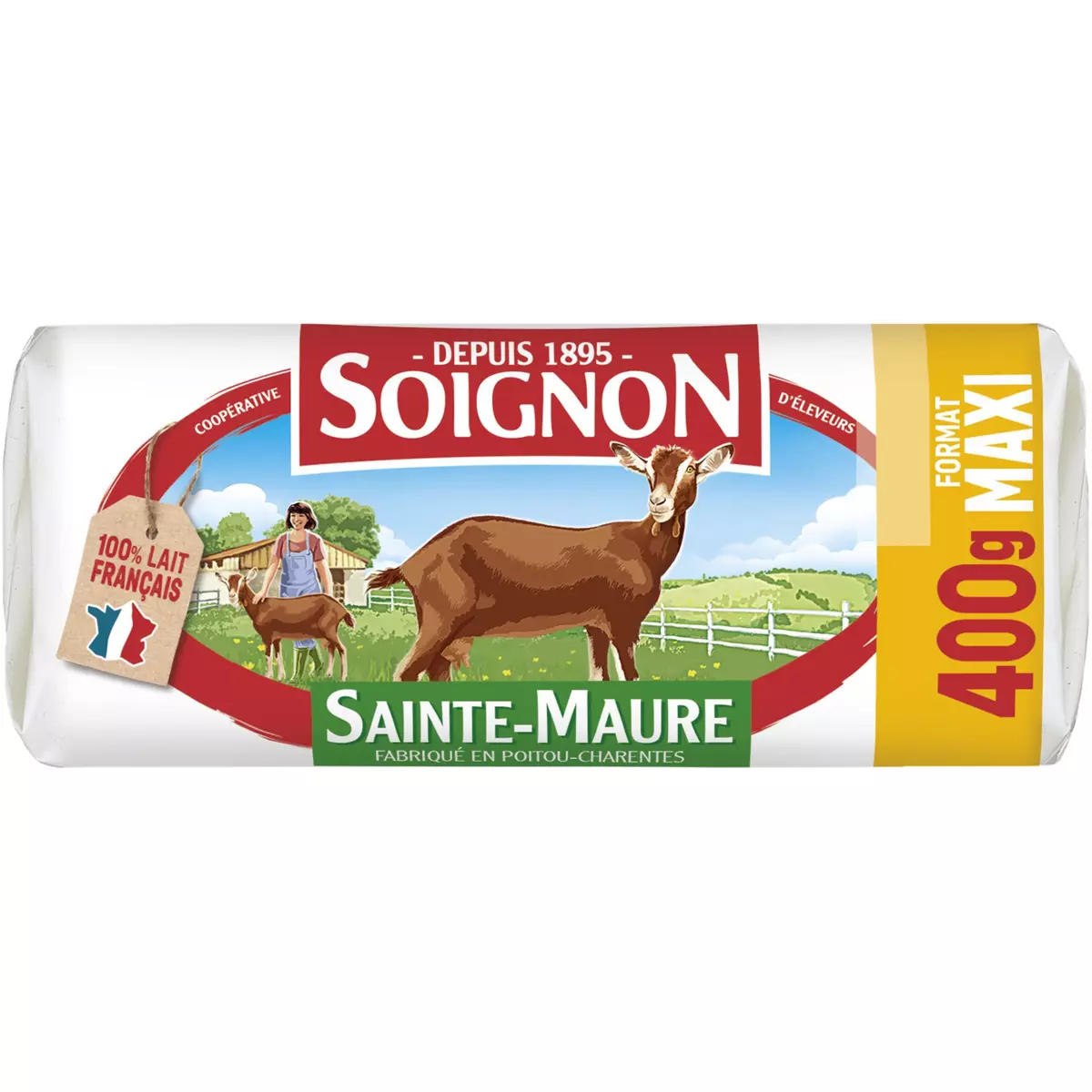 SOIGNON Bûche de chèvre Saint_Maure 400g