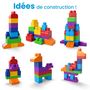 Voir la diapositive 2 : MATTEL Sac Medium Classique 60 briques - Mega Blocs