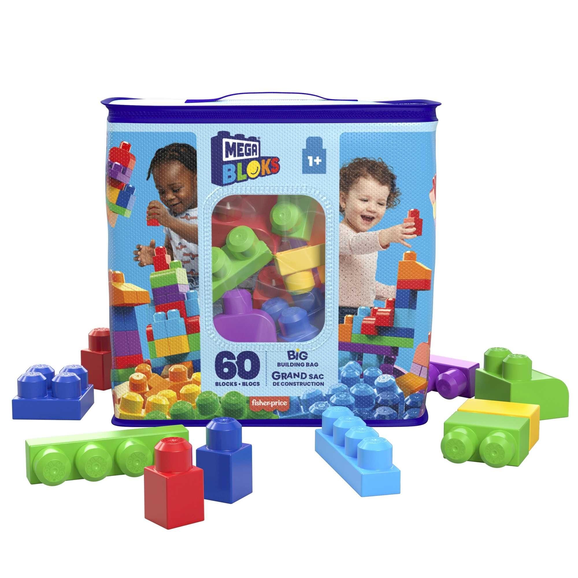 Voir la diapositive 11 : MATTEL Sac Medium Classique 60 briques - Mega Blocs