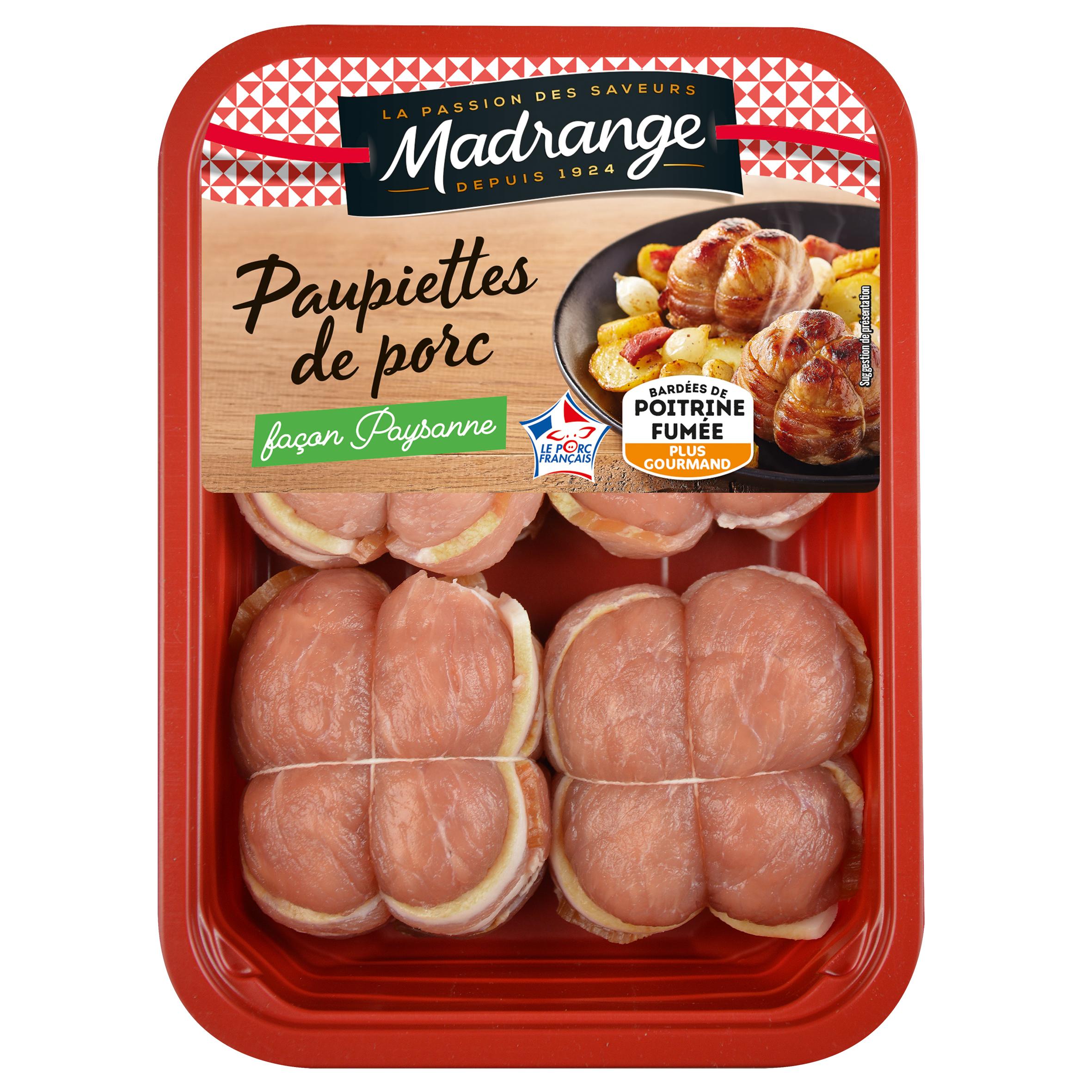 MADRANGE Paupiettes de porc façon paysanne 500g