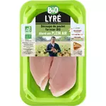 LYRE Filets de poulet fermier bio Filière Responsable 2 pièces 300g