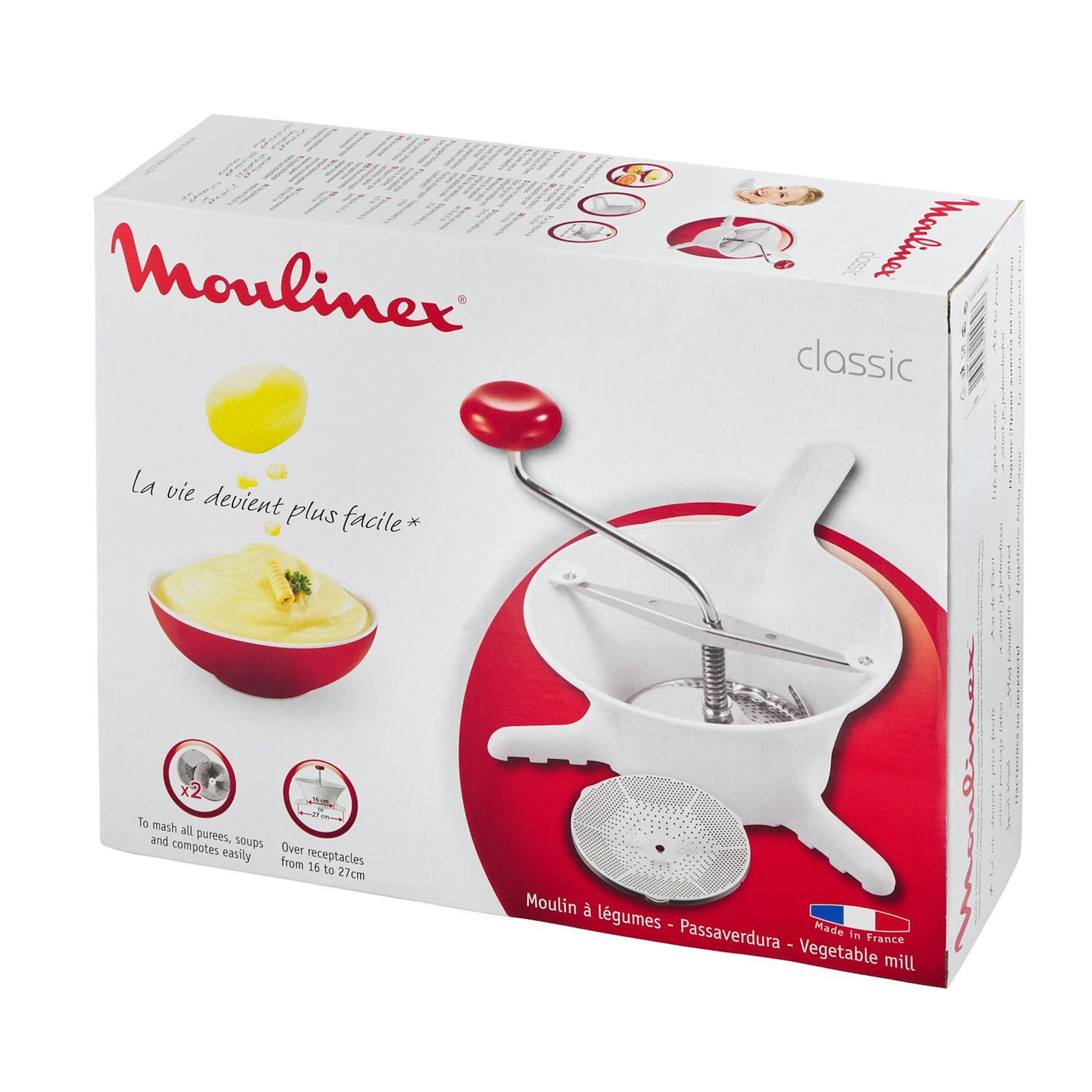 Voir la diapositive 6 : MOULINEX Moulin à légumes en plastique