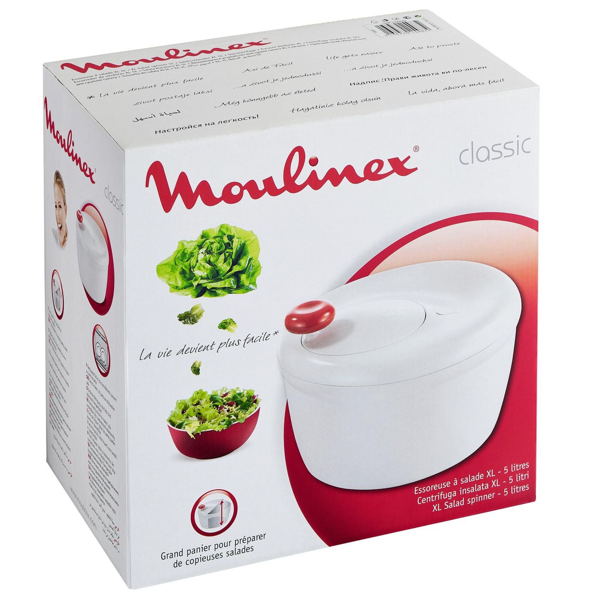 Voir la diapositive 6 : MOULINEX Essoreuse à salade 5L