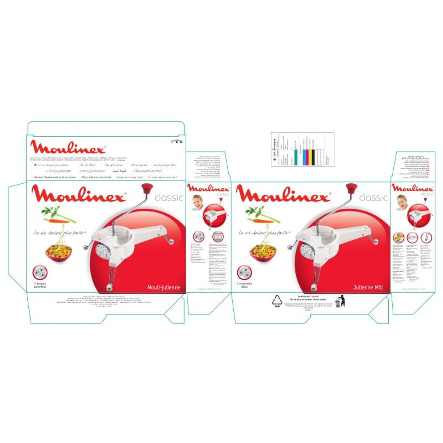 Voir la diapositive 2 : MOULINEX Mouli-julienne Classic