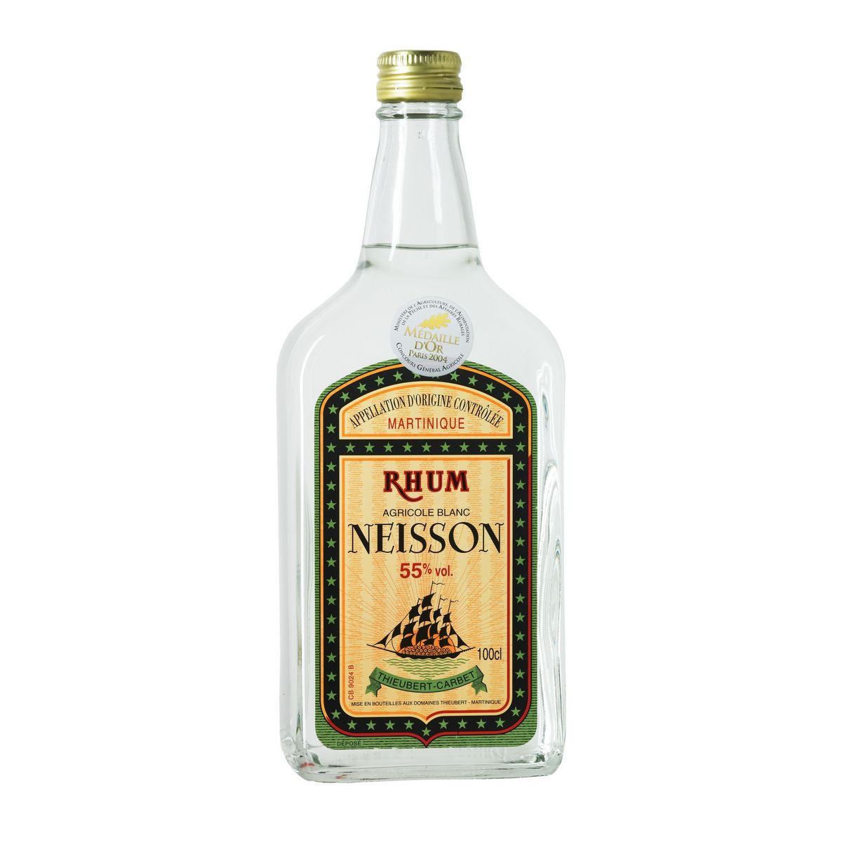 NEISSON Rhum blanc agricole Martinique 55% 1l