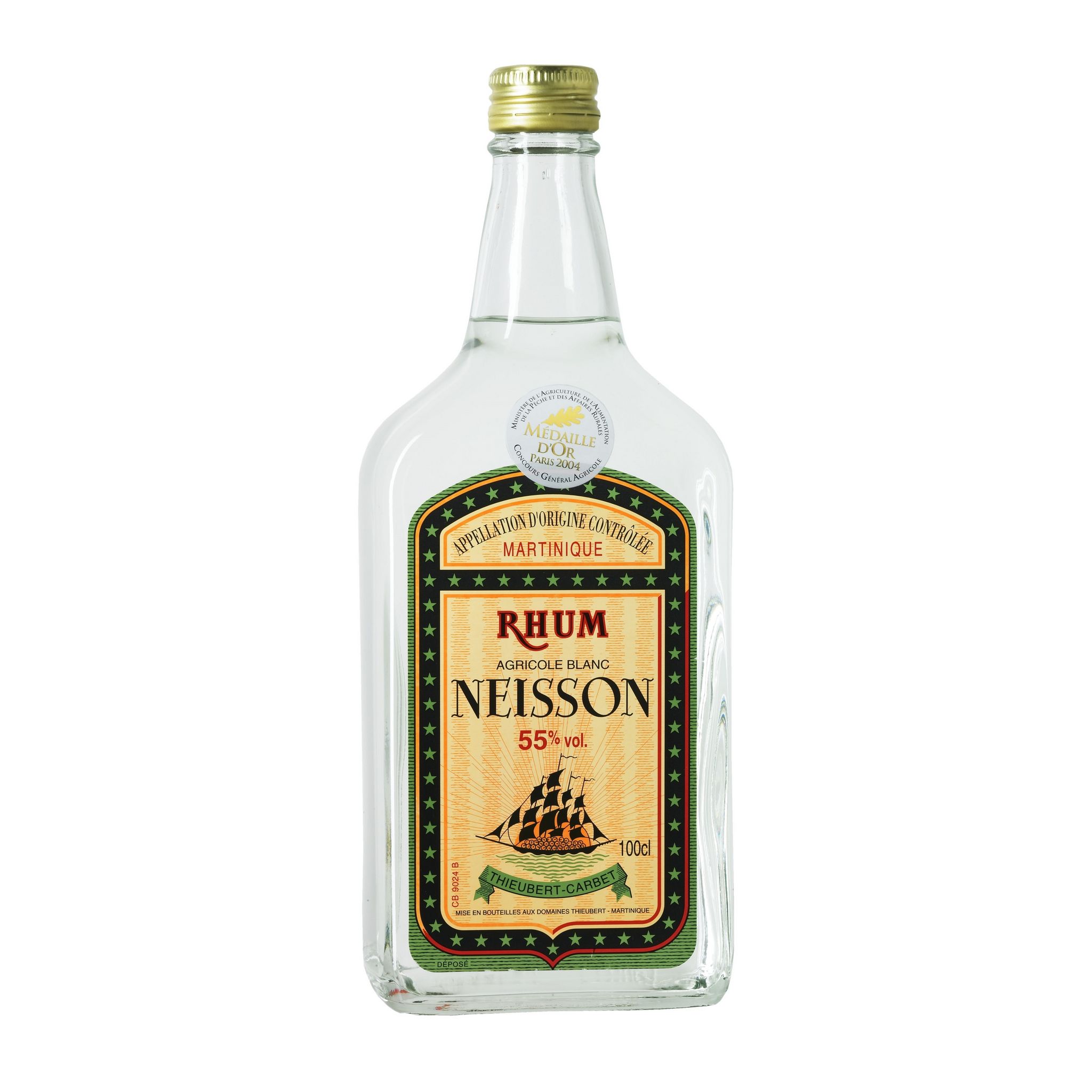 Voir la diapositive 2 : NEISSON Rhum blanc agricole Martinique 55% 1l