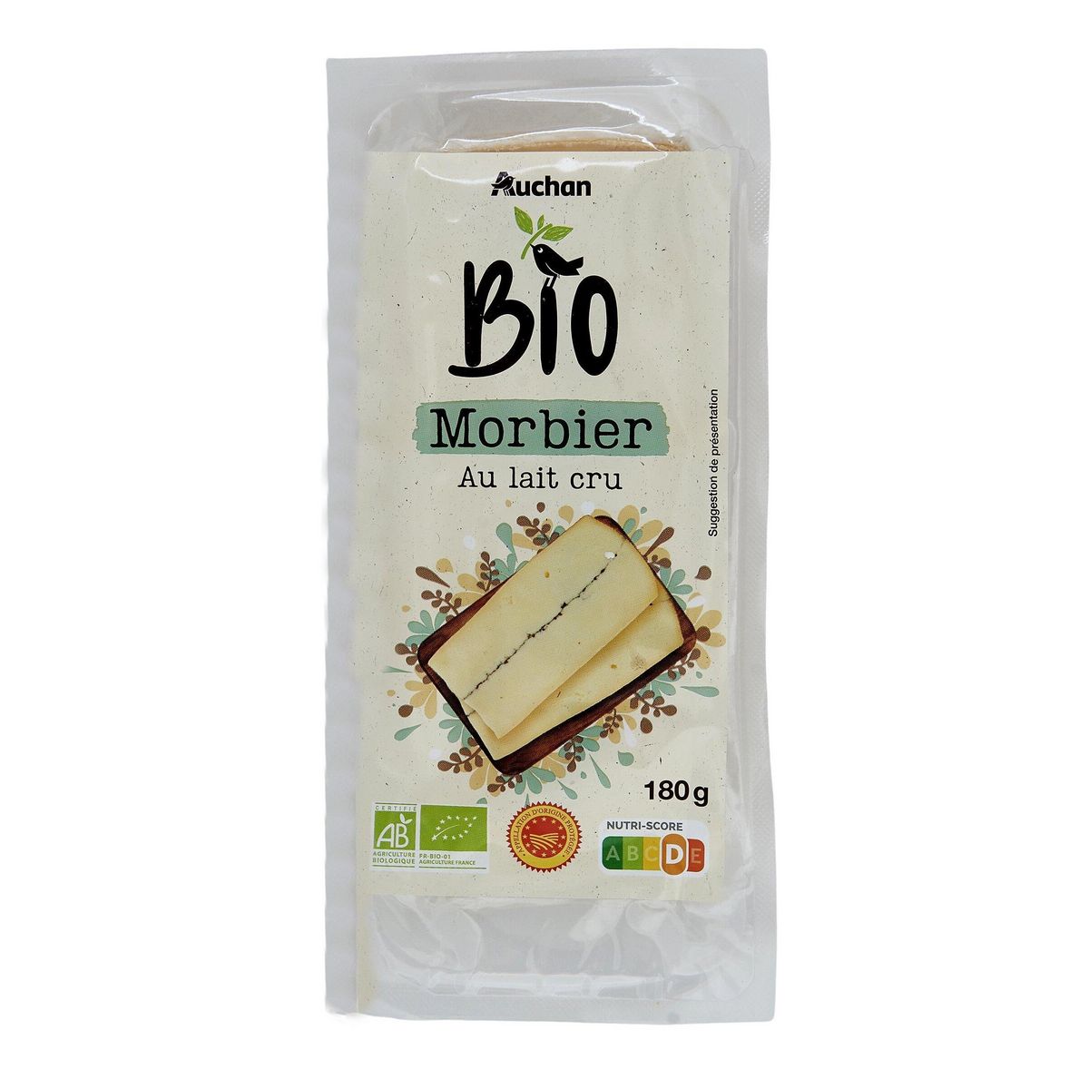 AUCHAN BIO Morbier AOP 180g