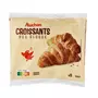 AUCHAN Croissants pur beurre 6 pièces 360g