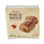 Voir la diapositive 2 : AUCHAN Pain au chocolat pur beurre 6 pièces 450g