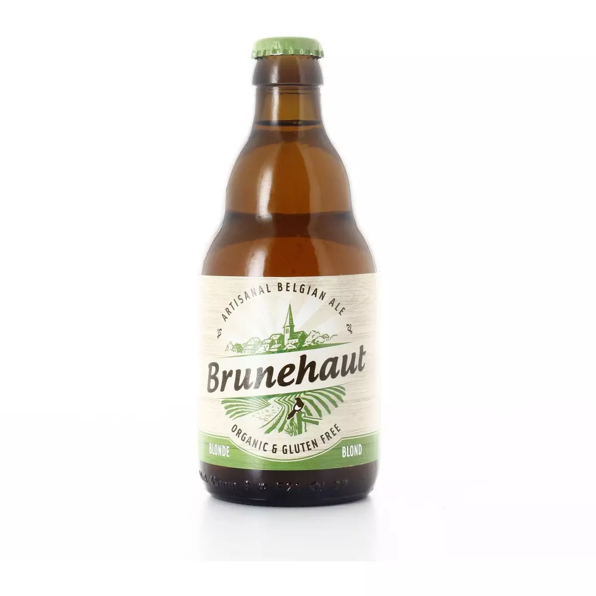 BRUNEHAUT Bière artisanale bio blonde sans gluten 6,5% bouteille 33cl
