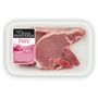 Voir la diapositive 2 : Côte de porc première avec os 2 pièces 300g