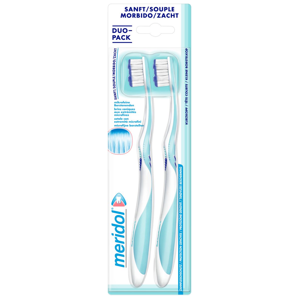 ELMEX Brosse à dents souple 2 brosses