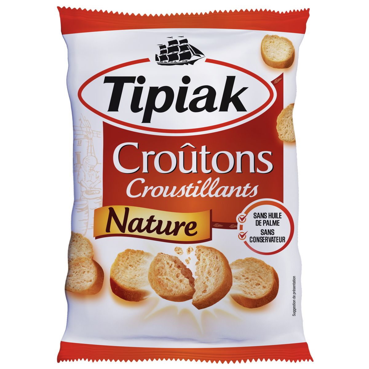 TIPIAK Croûtons croustillants nature 90g
