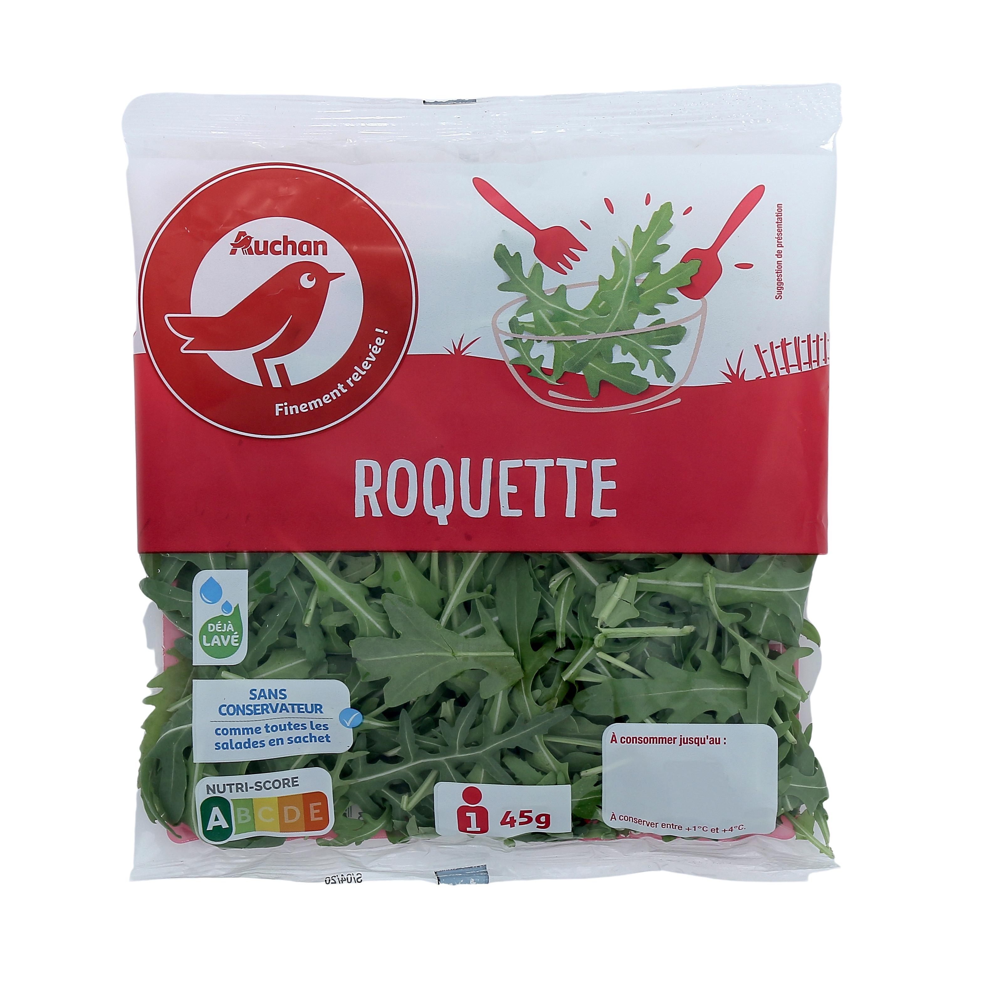 Voir la diapositive 2 : AUCHAN Roquette 1 part 45g