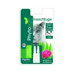 PHYTOSOIN Pipettes insectifuges action préventive anti tiques puces et phlébotomes pour chat 2x0.6ml