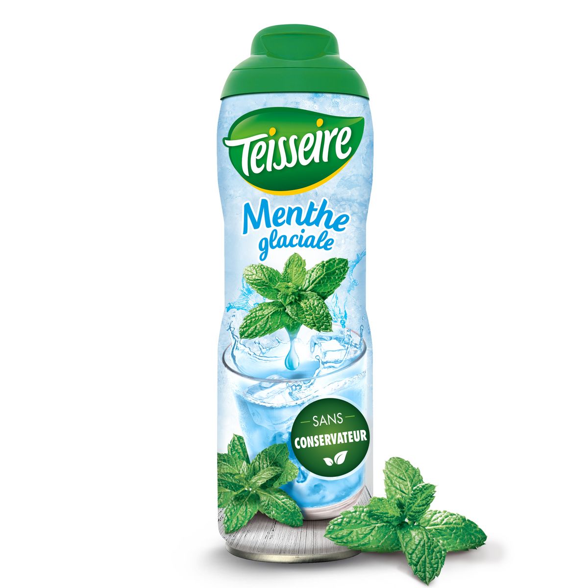 TEISSEIRE Sirop de plante menthe glaciale bidon 60cl