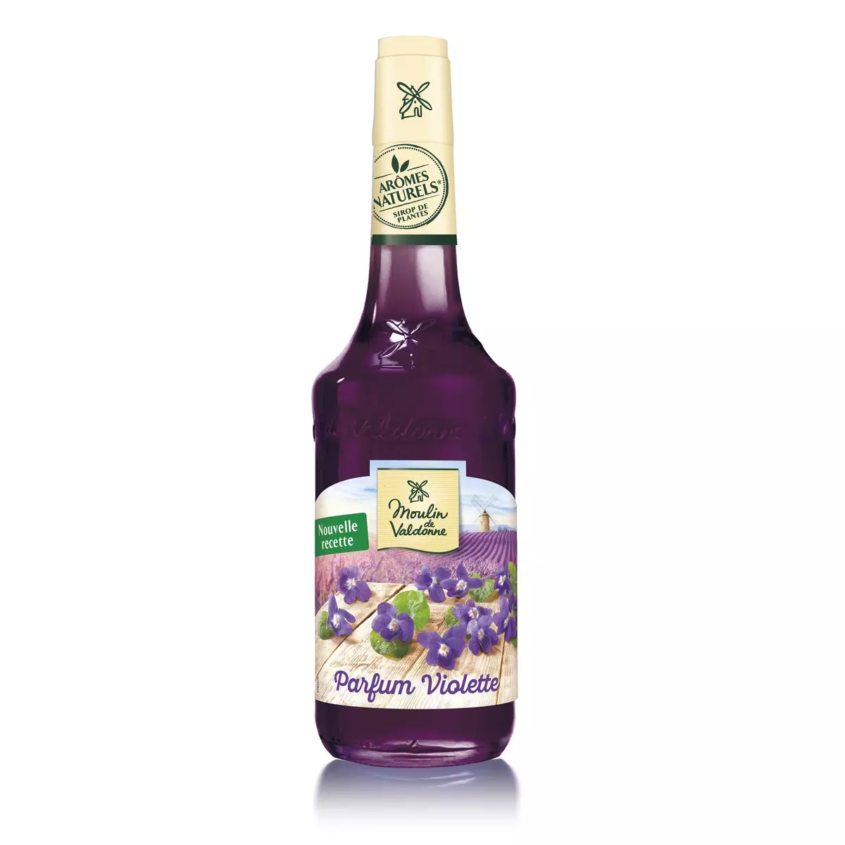 MOULIN DE VALDONNE Sirop de violette bouteille verre 70cl