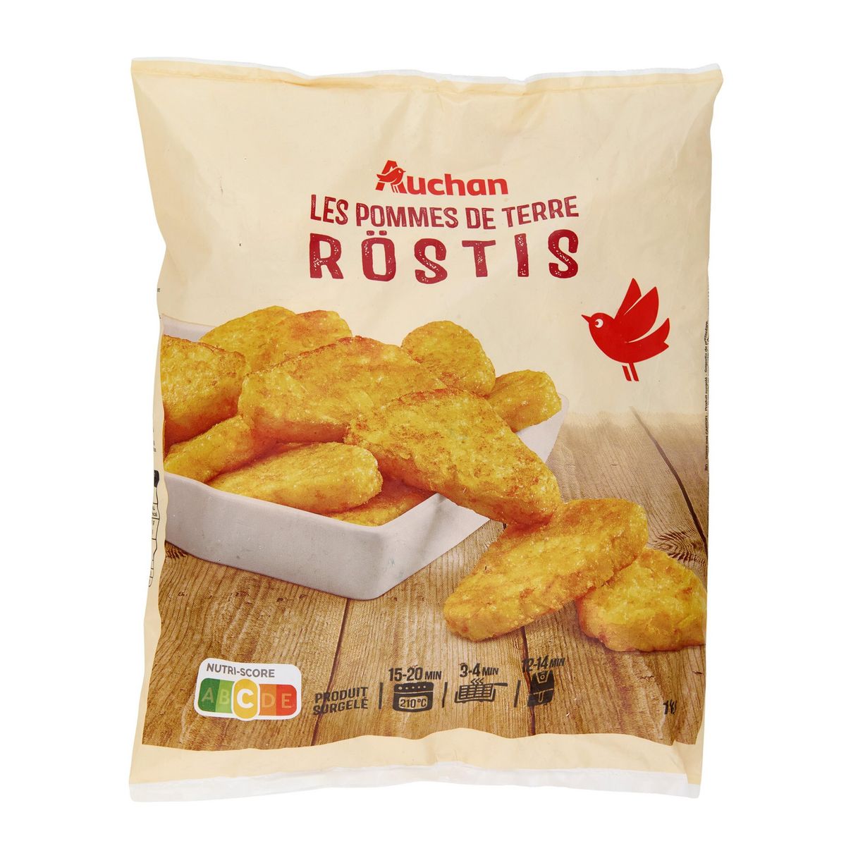 AUCHAN Röstis de pommes de terre 1kg