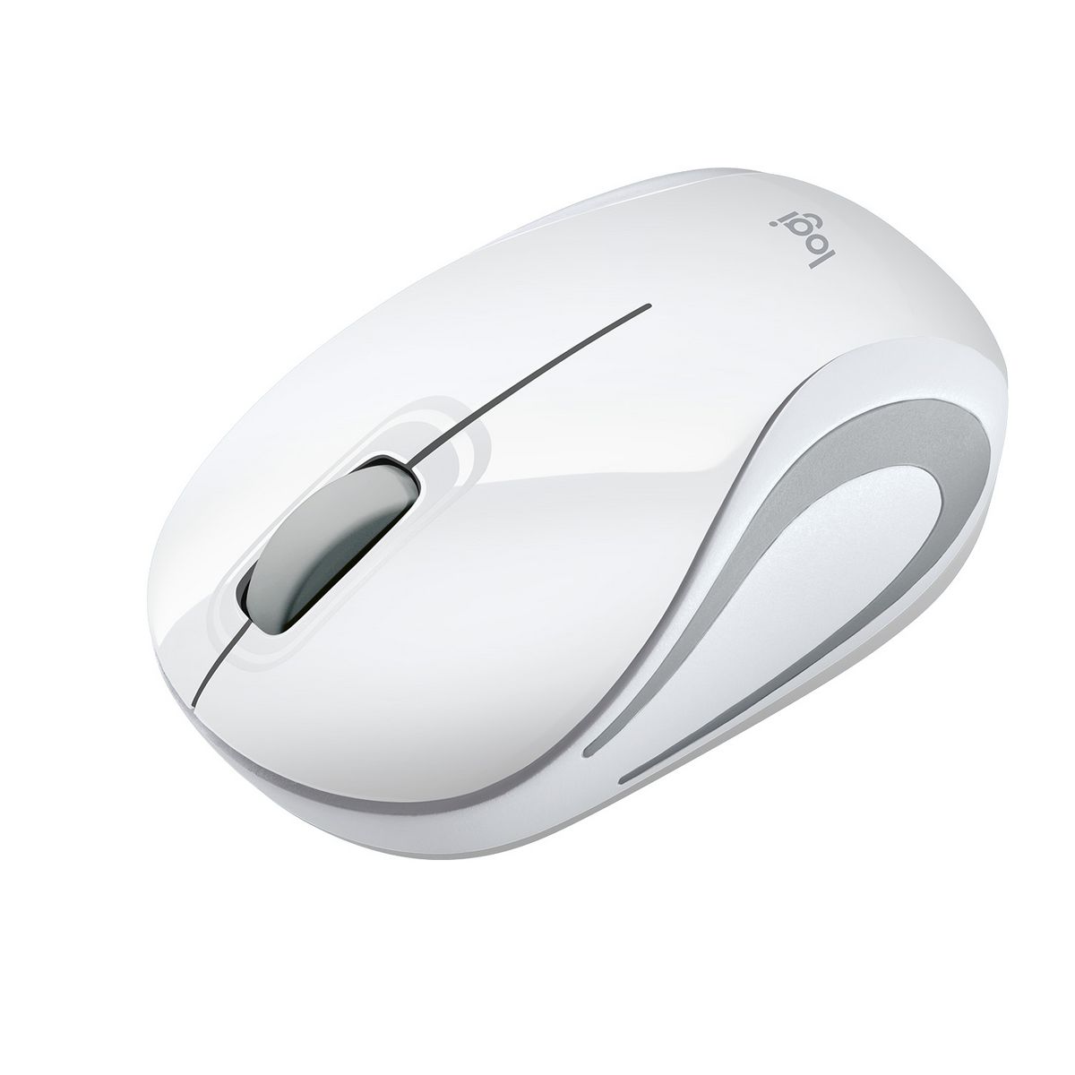 LOGITECH Souris sans Fil M187 Mini Optique Blanche