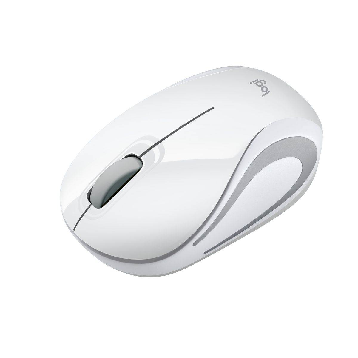 LOGITECH Souris sans Fil M187 Mini Optique Blanche