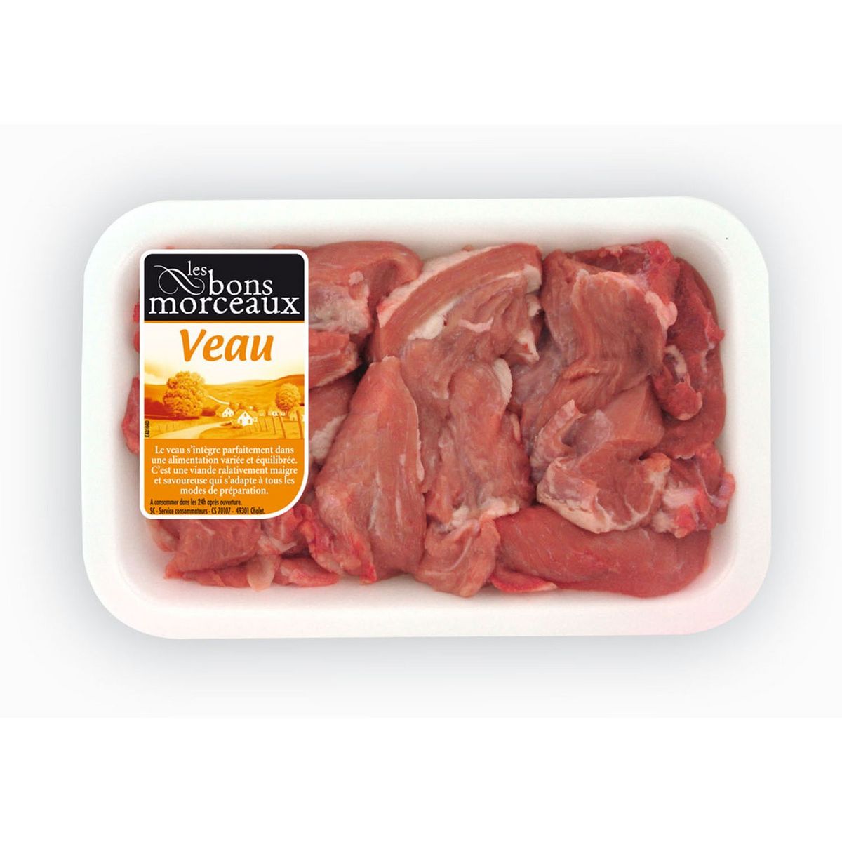 LES BONS MORCEAUX Sauté *** de veau blanquette 500g