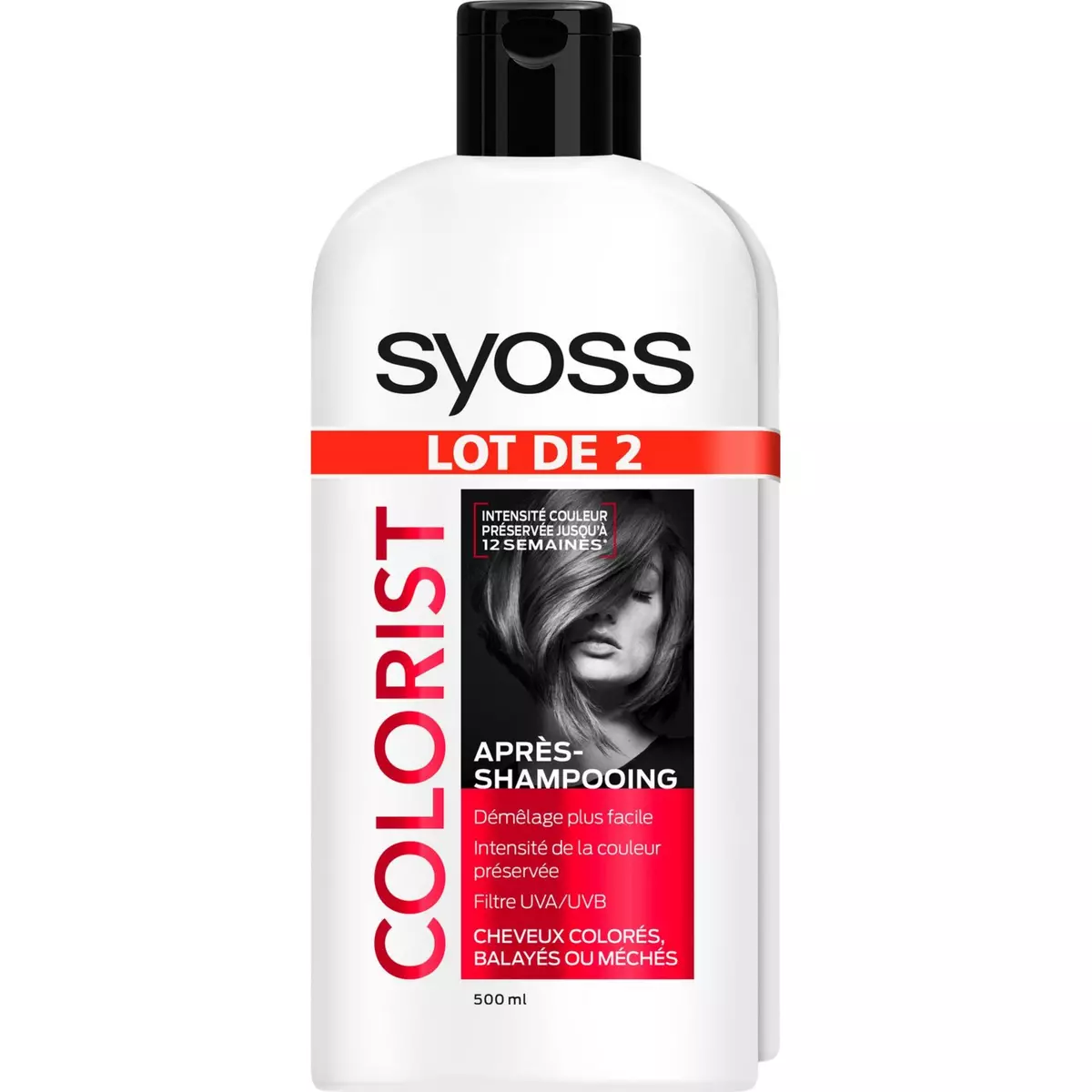 SYOSS Colorist après-shampooing cheveux colorés, balayés ou méchés 2x500ml
